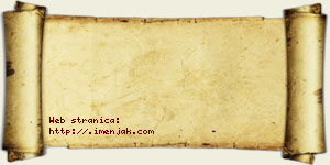 Jefimija Mijajlović vizit kartica